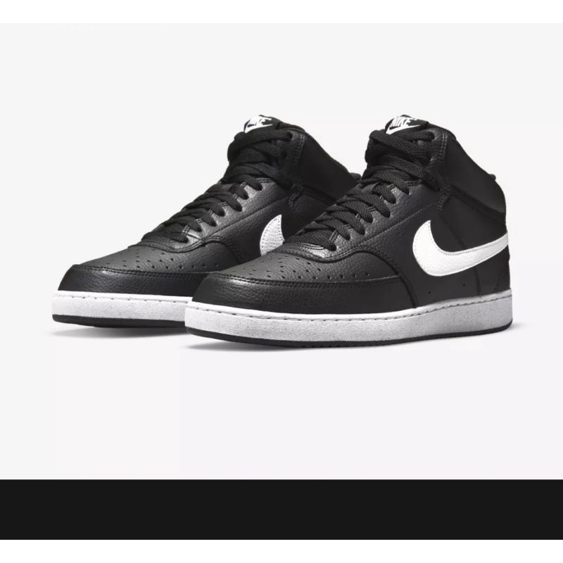 Sepatu Nike Court Vision Mid Next Nature Black Original