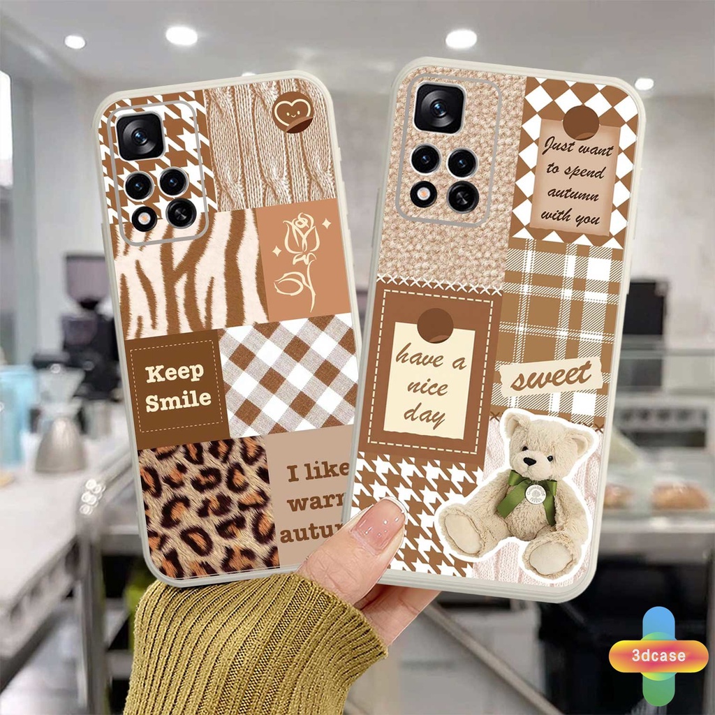 Casing TPU Xiaomi Redmi Note 9 8 10 10S 9 PRO MAX 9S POCO C3 C31 X3 NFC X3 PRO M3 9 9C NFC 9A 9i 9T 9AT 9 PRO Power 9ACTIV 10X POCO M2 PRO Motif Bunga