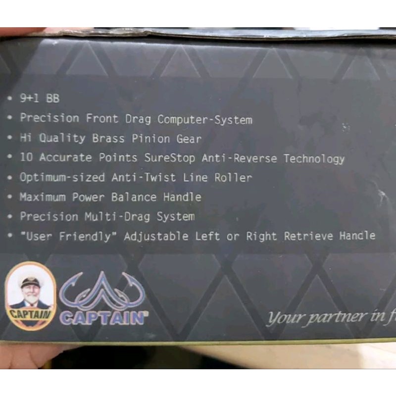 reel pancing captain zedd 6000 body metal