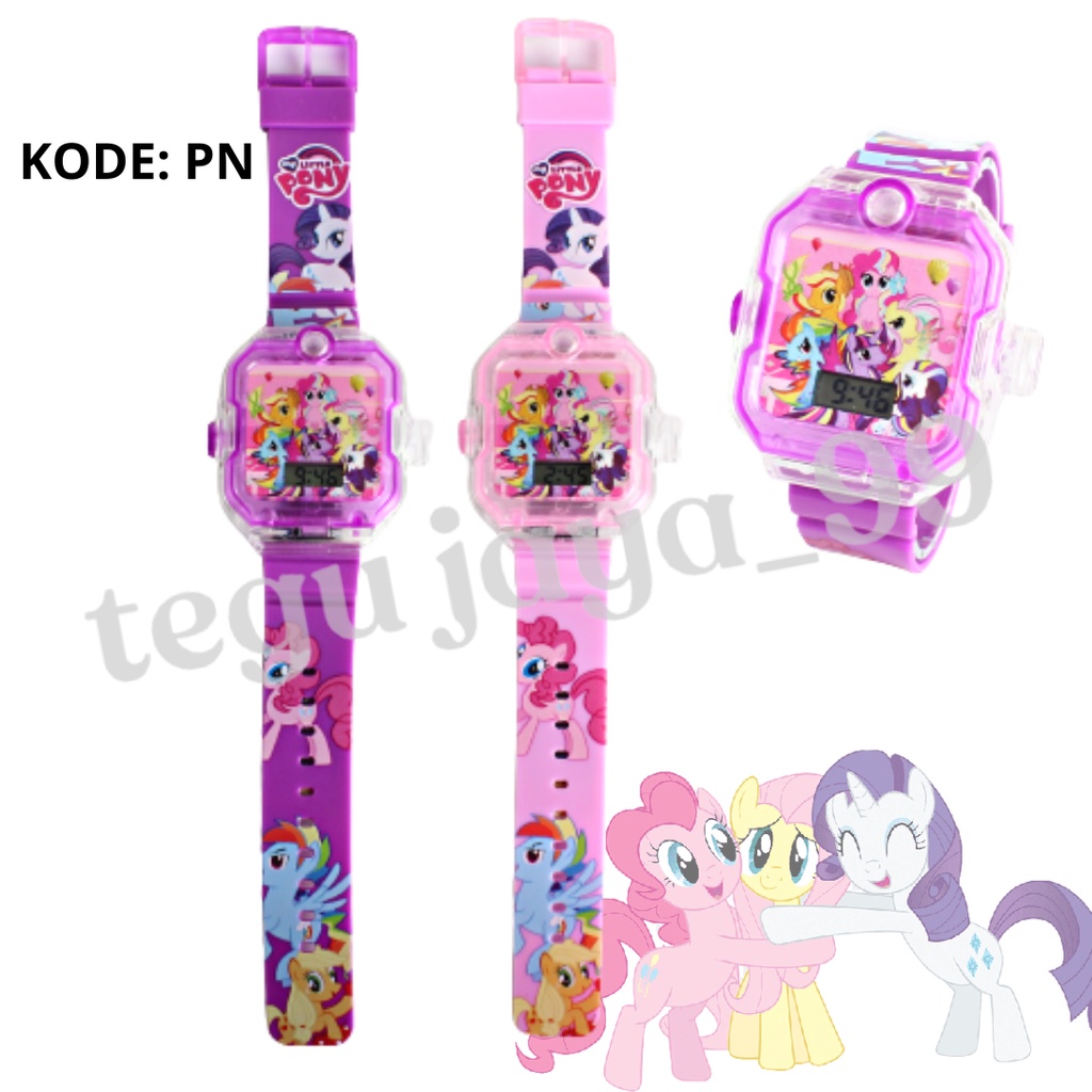 JAM TANGAN FASHION ANAK PEREMPUAN LAMPU MUSIK KARAKTER SOFIA TE1051