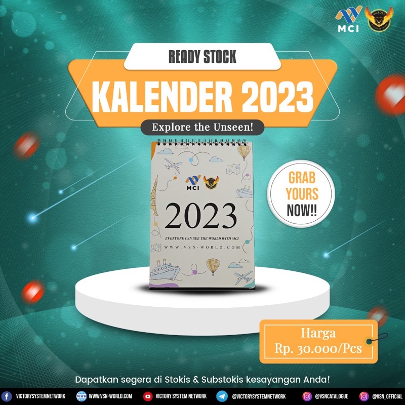 Kalender Meja Produk Kesehatan MCI 2023