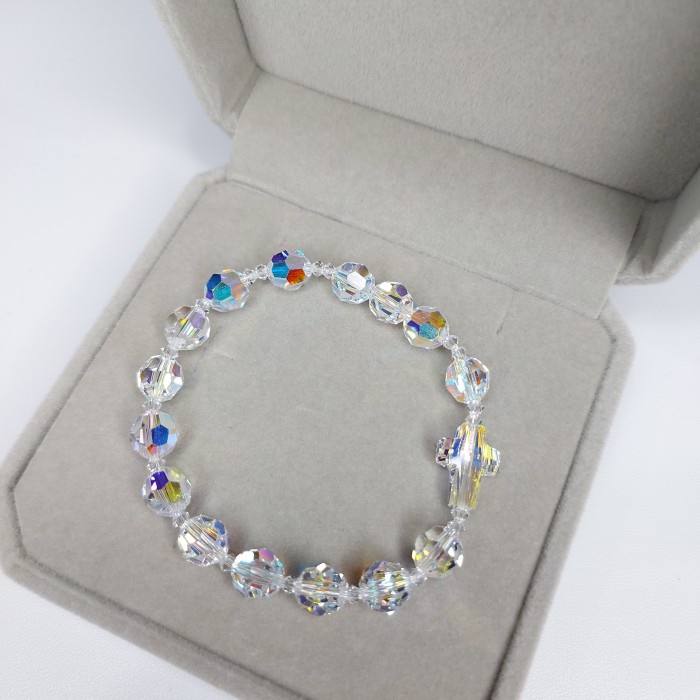 Rosario - Gelang Rosario Swarovski 8Mm - Hollishop