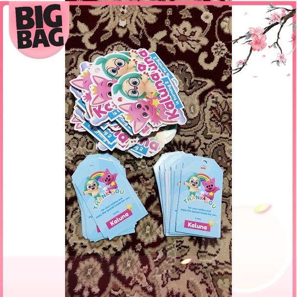 

BIGBAG BIRTHDAY SOUVENIR TAG CARD CUSTOM TOKO