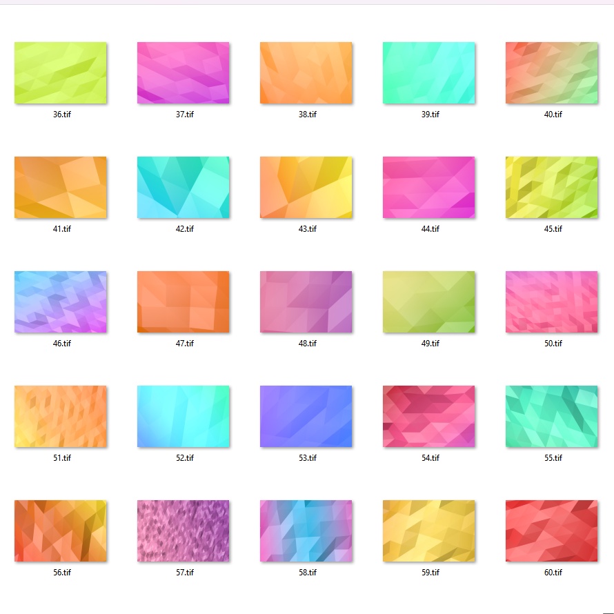 100 HQ-TIF Geometric Polygon Backgrounds