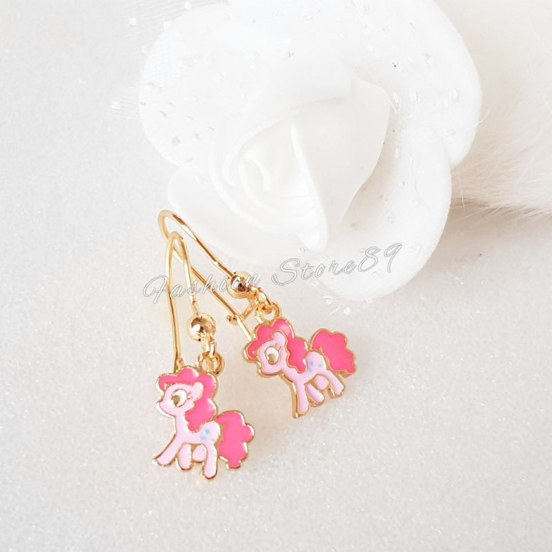 Anting Anak Jurai Klip Karakter Lucu Impor Xuping Yaxiya Perhiasan Lapis Emas 18K Bestqualty