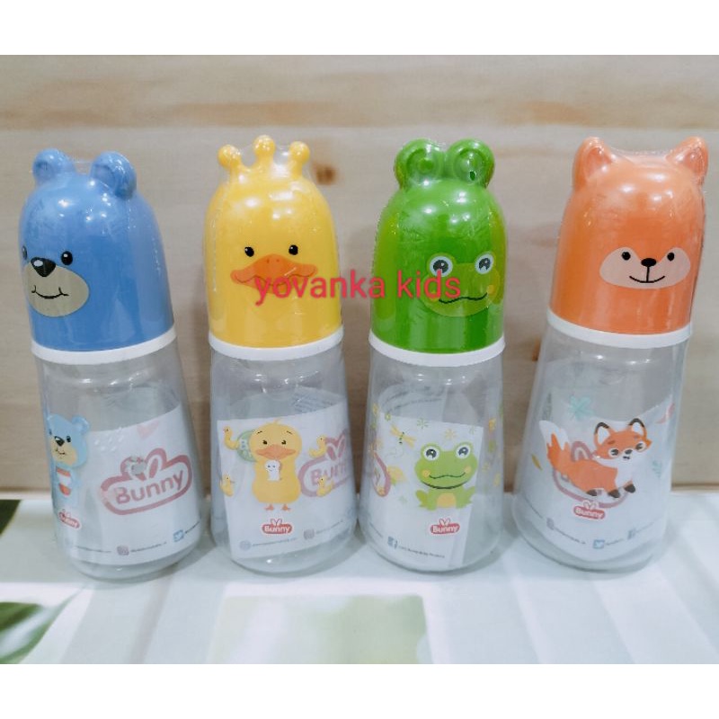 Botol Susu Karakter Slim Neck Bunny BPA Free 250 Ml/150 Ml/60 ml 2417 /1217