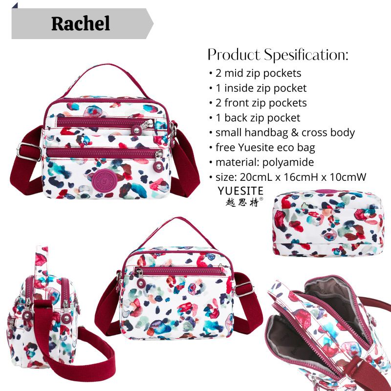 TAS SELEMPANG WANITA TENTENG JINJING YUESITE RACHEL CYUTEBAGS