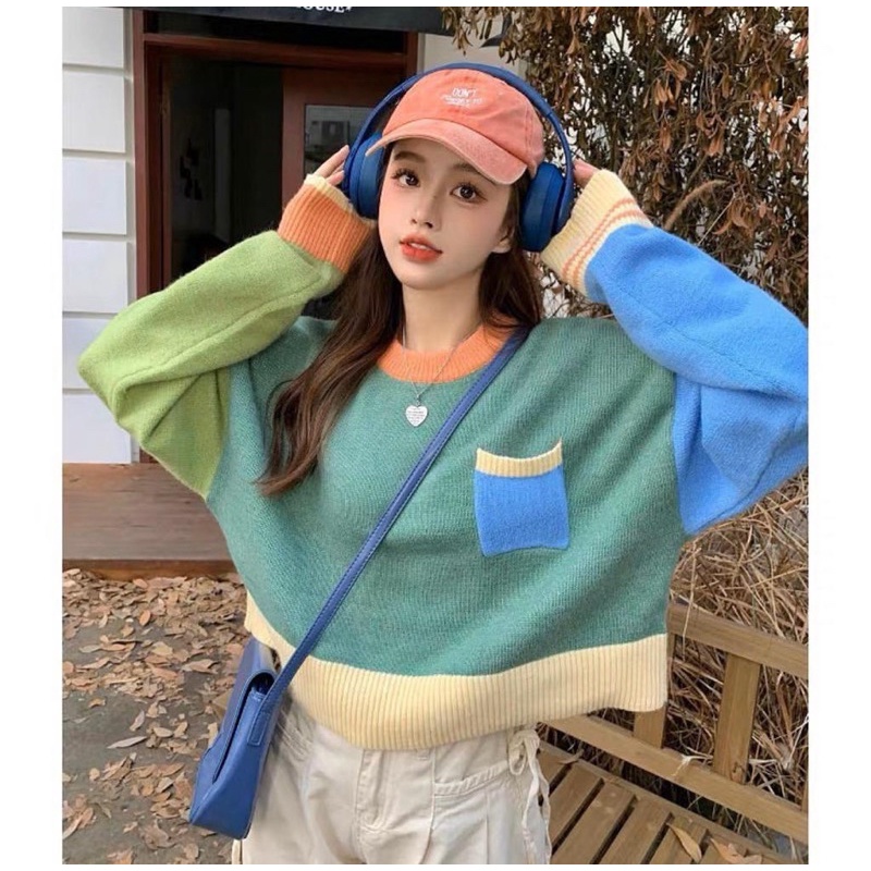 MILEA KNITE SWEATER WANITA KOREAN