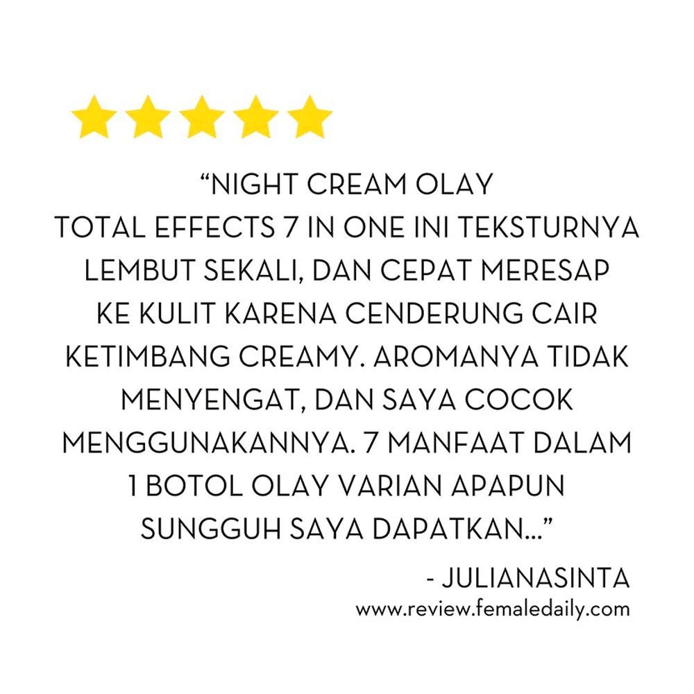 Olay Total Effects 7in1 Niacinamide Night Cream Skincare Antiaging 50g