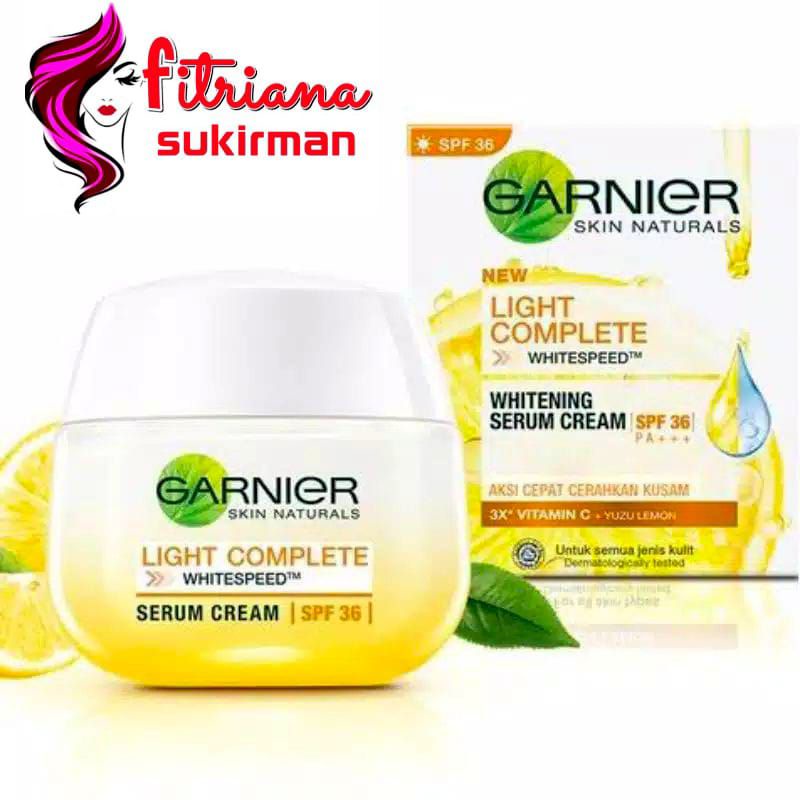 Jual Garnier Light Complete Whitening Serum Cream Spf 36 50ml Shopee Indonesia 0253