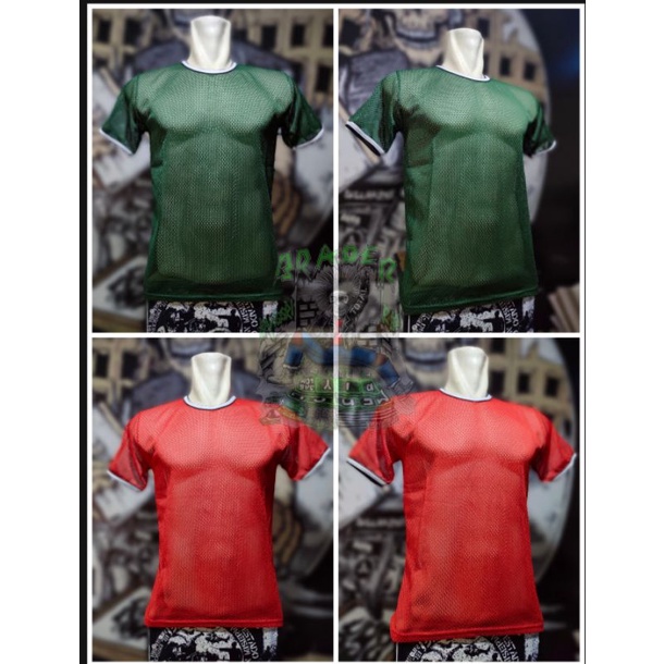 KAOS JARING PENDEK / KAOS JALA  PENDEK / KAOS LUBANG PENDEK