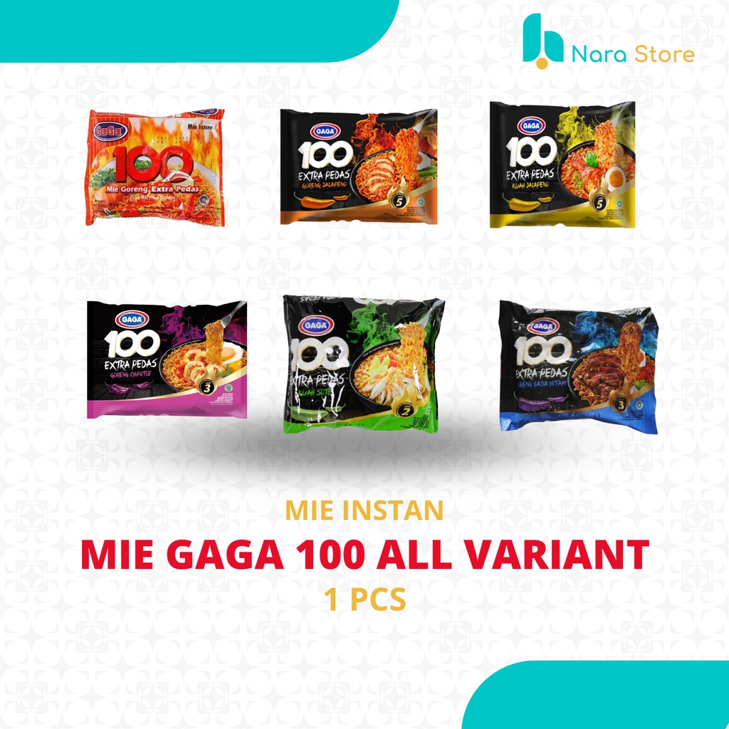 Jual MIE GAGA 100 GORENG EXTRA PEDAS GORENG JALAPENO EXTRA PEDAS KUAH