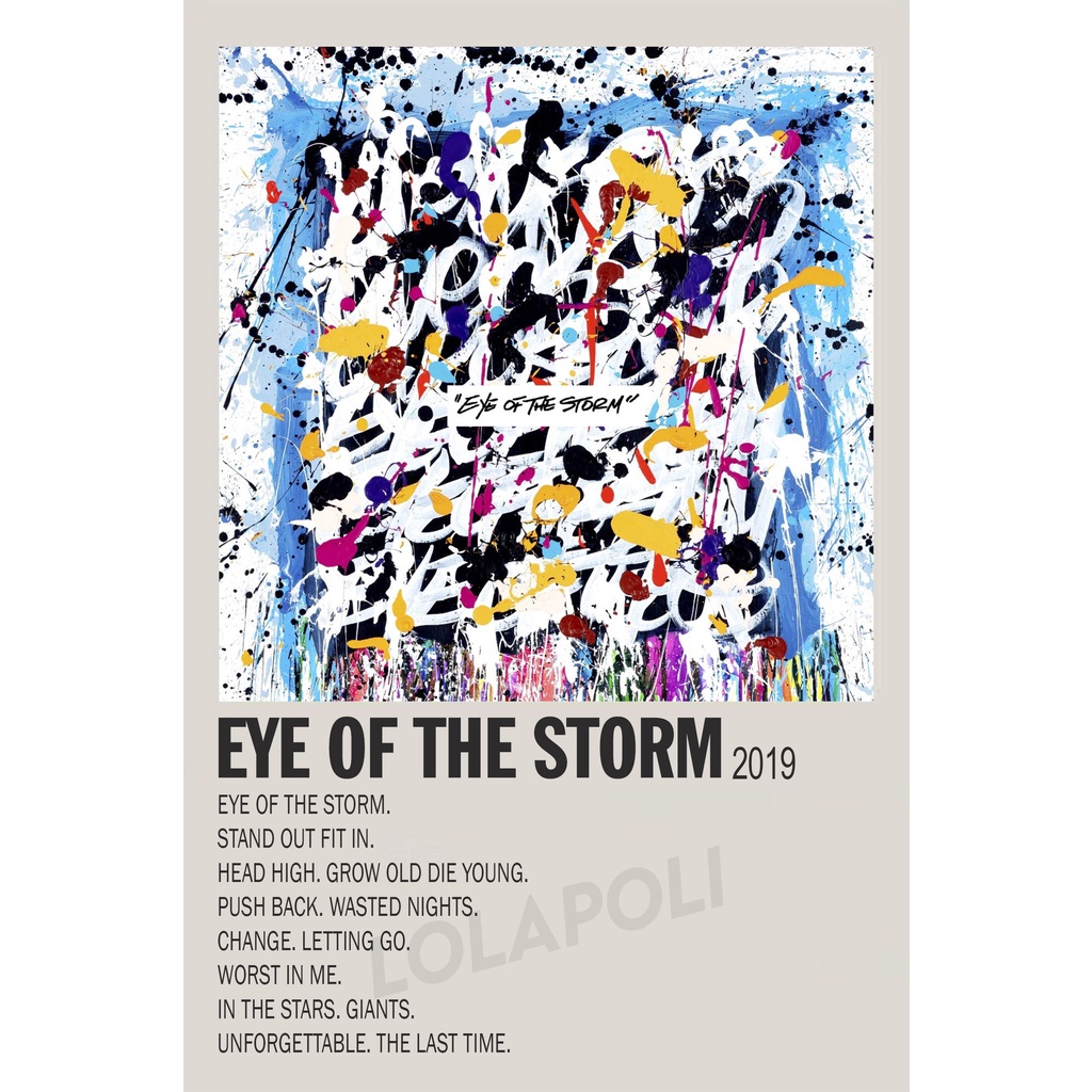 Poster Cover Album Eye of The Storm - One Ok Rock