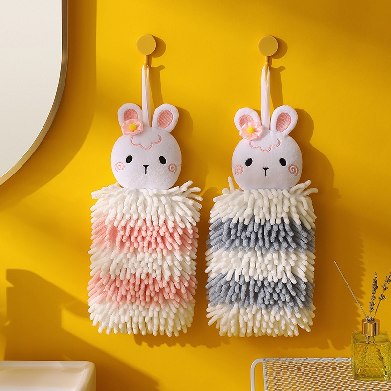 LT2 Handuk lap tangan dapur kamar mandi kain Premium tebal  penyerap anak anak Gantung menggantung Hand towel imut cute lucu tebal Motif Kelinci Sapi Bebel Penyerap Pembersih Gantung Gantungan cuci tangan Unik Sapi Bulu Bundar Sapi Kucin Chinese New Year