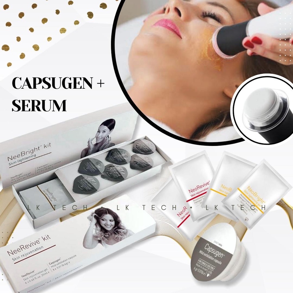 capsugen Nee revive Nee bright skin rejuvenation and skin lightening gel capsules for oxygen facial care machine