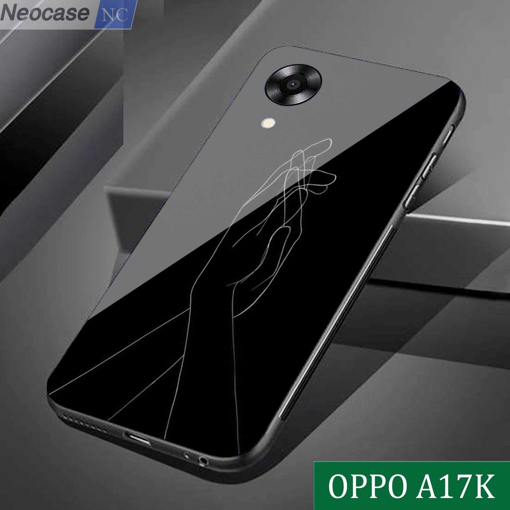 [N55] Softcase Glass Kaca Oppo A17k - Case HP Oppo A17k - Casing HP Oppo A17k