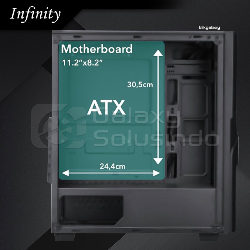 Infinity VESTA V3 Tempered Glass Gaming Case