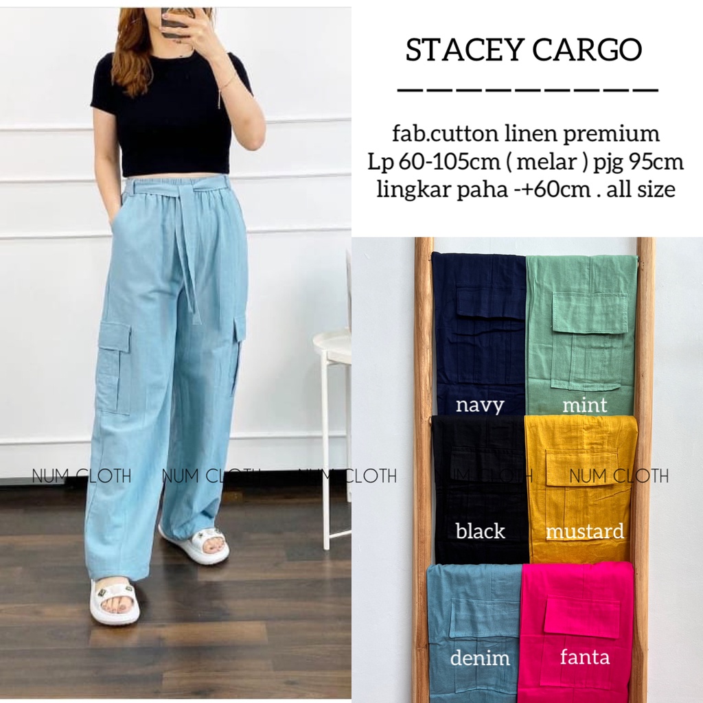 Stacey cargo pant wanita