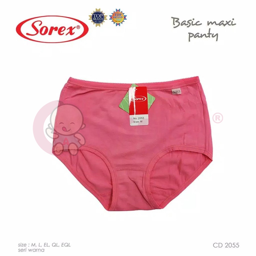 Sorex Cd Basic Maxi 2055 Katun Mix Stretch - Celana Dalam Wanita ASOKA