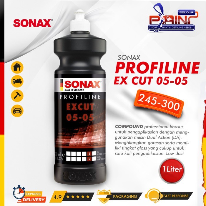 SONAX Profiline EXCUT 05 05 1L 245-300 Dual Action STEP 1 - Cutting