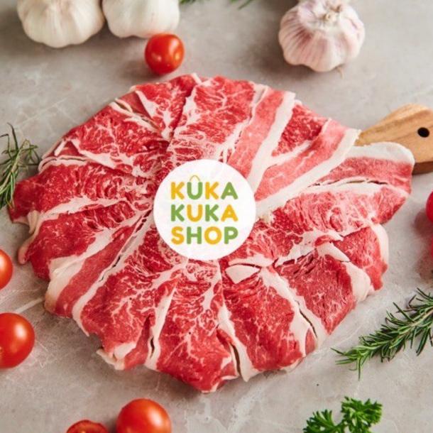 

[BAYAR DITEMPAT] FRESH CUT! Daging Beef Slice US Shortplate 250gr