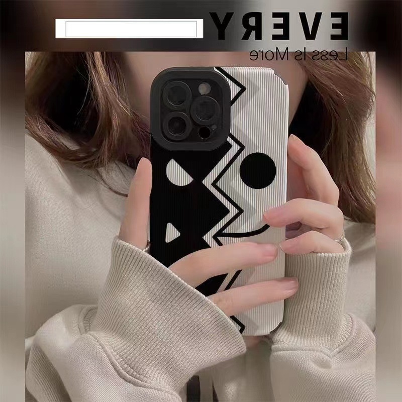 Pola Ins Cocok Untuk Iphone14 14pro 14Plus 14prm Iphone13 13prm iPhone 11 7Plus 8Plus Xr XS 12 Pro Max Empat Sudut Casing Ponsel Tahan Guncangan
