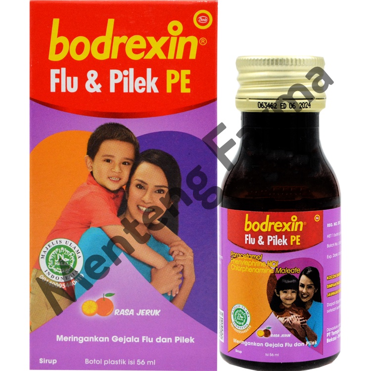 Bodrexin Flu &amp; Pilek PE Sirup - Pereda Flu dan Pilek Pada Anak