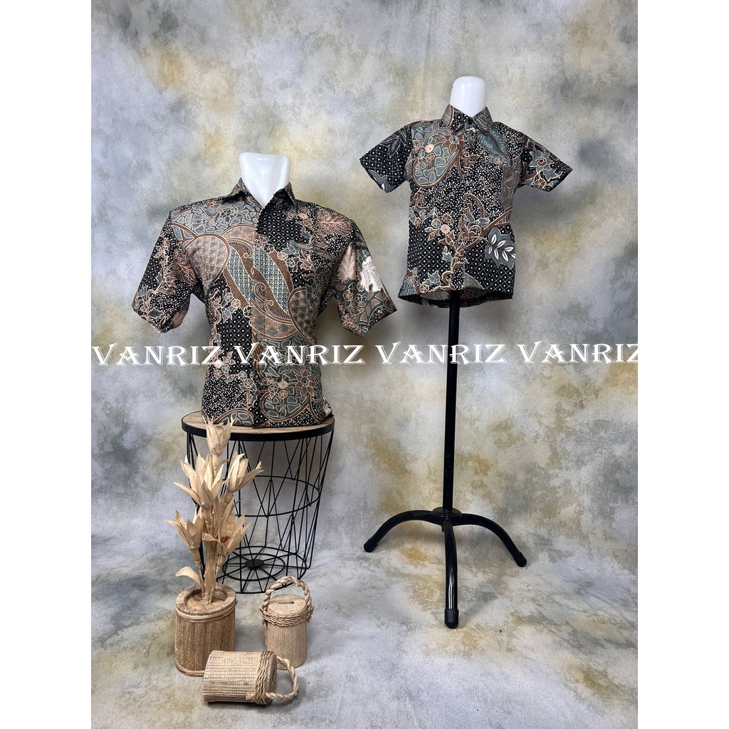 BATIK DEWASA COUPLE BATIK ANAK / BATIK ANAK COUPLE AYAH / BATIK COUPLE ANAK BAPAK / KEMEJA BATIK COUPLE AYAH ANAK