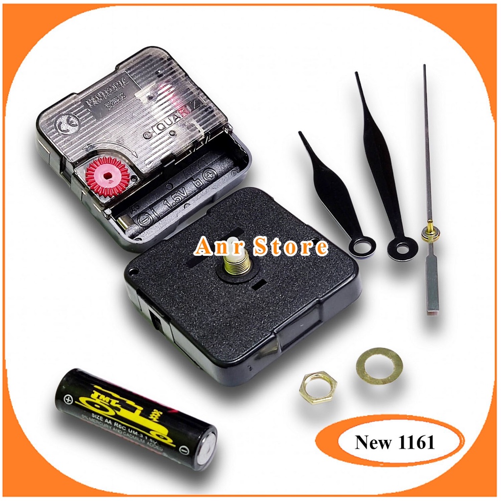 MESIN JAM DINDING 12888 DETAK PTC HEMAT BATTERY