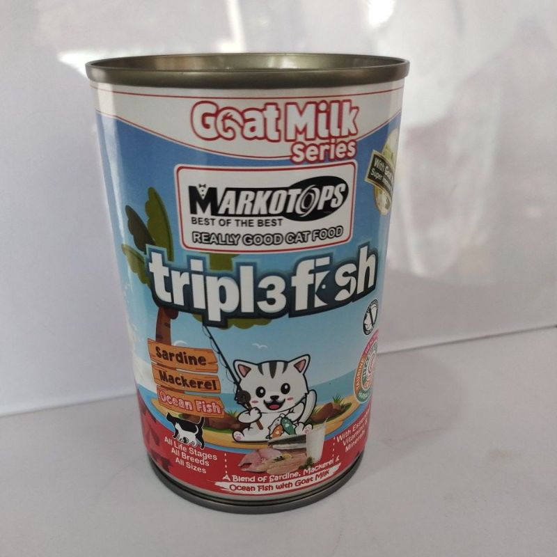 Markotops Kaleng - Triple Fish Sardine Mackarel ocean fish