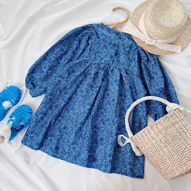 2-6thn | DRESS ANAK KOREA PESTA ELEGAN FORMAL PEREMPUAN MDD ML