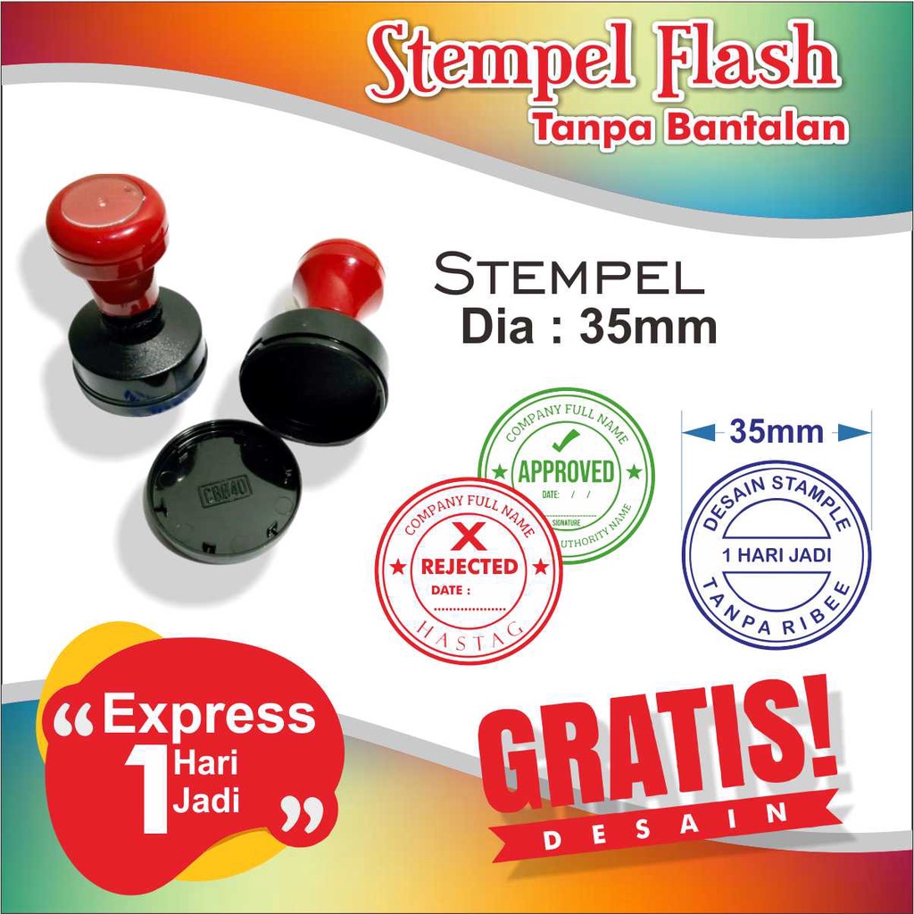

Stempel Flash Dia. 3,5cm eExpress