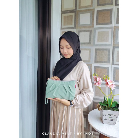 Claudia Inoe Tas Slempang Anti Air, Sling bag Wanita Waterprof