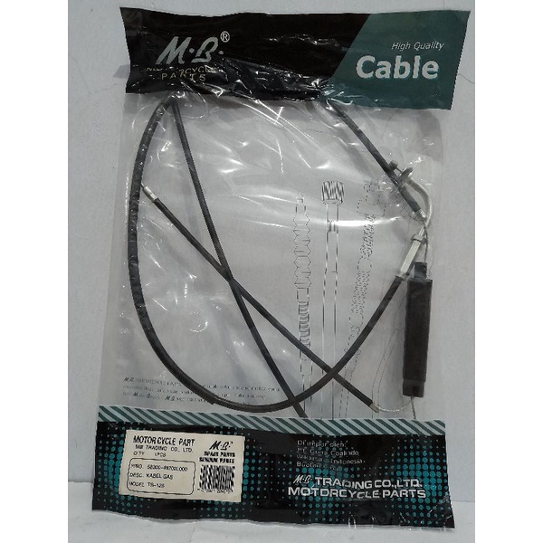 Kabel Gas Suzuki TS125 TS 125 Tali Gas MB