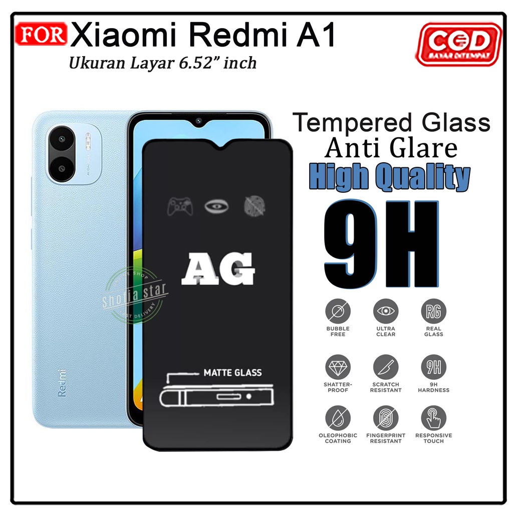 Tempered Glass Ceramic Privacy Matte Xiaomi Redmi A1 A1 Plus  A2 A2 Plus 9 Note 9 9 pro Anti Spy Full Cover