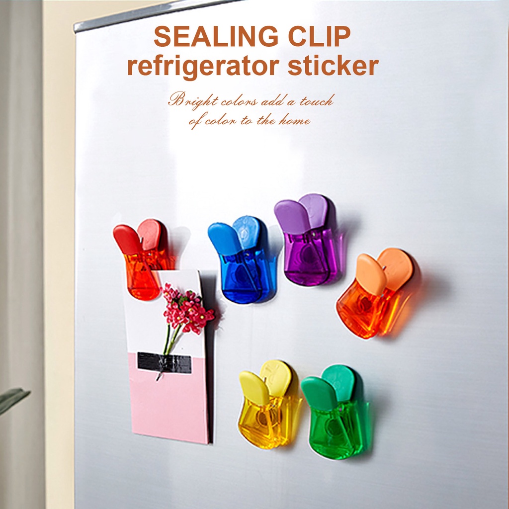 JEPITAN SNACK MAGNET TEMPEL KULKAS  MAGNET SEALING CLIP REFRIGERATOR STICKER