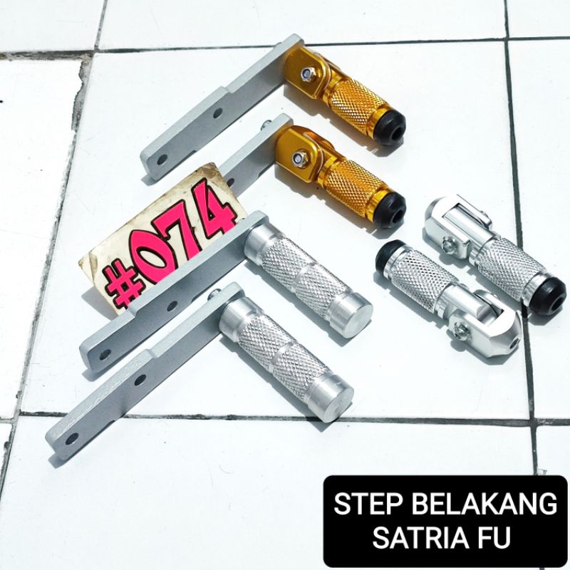 STEP BELAKANG SATRIA FU STEP BONCENGAN SATRIA FU BREKET STEP SATRIA FU INJEKSI BREKET STEP JALU LIPA