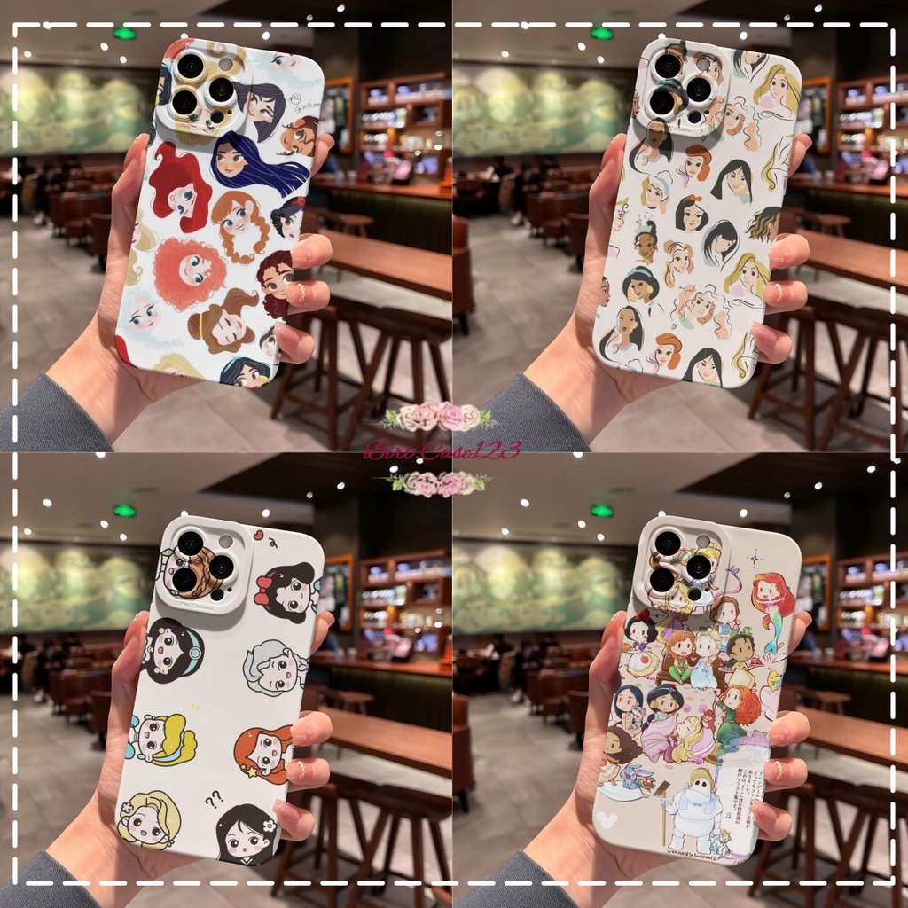 CUSTOM CASE SOFTCASE SILIKON PROCAMERA KARAKTER PRINCESS CUSTOM OPPO REALME VIVO XIAOMI SAMSUNG INFINIX IPHONE FOR ALL TYPE BC6840