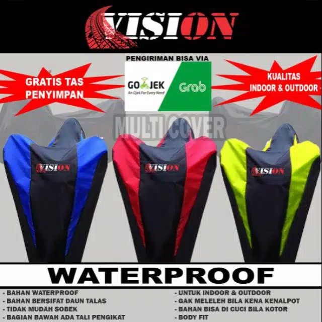 COVER SARUNG MOTOR YAMAHA R15 WATERPROOF ANTI AIR KUALITAS OUTDOOR