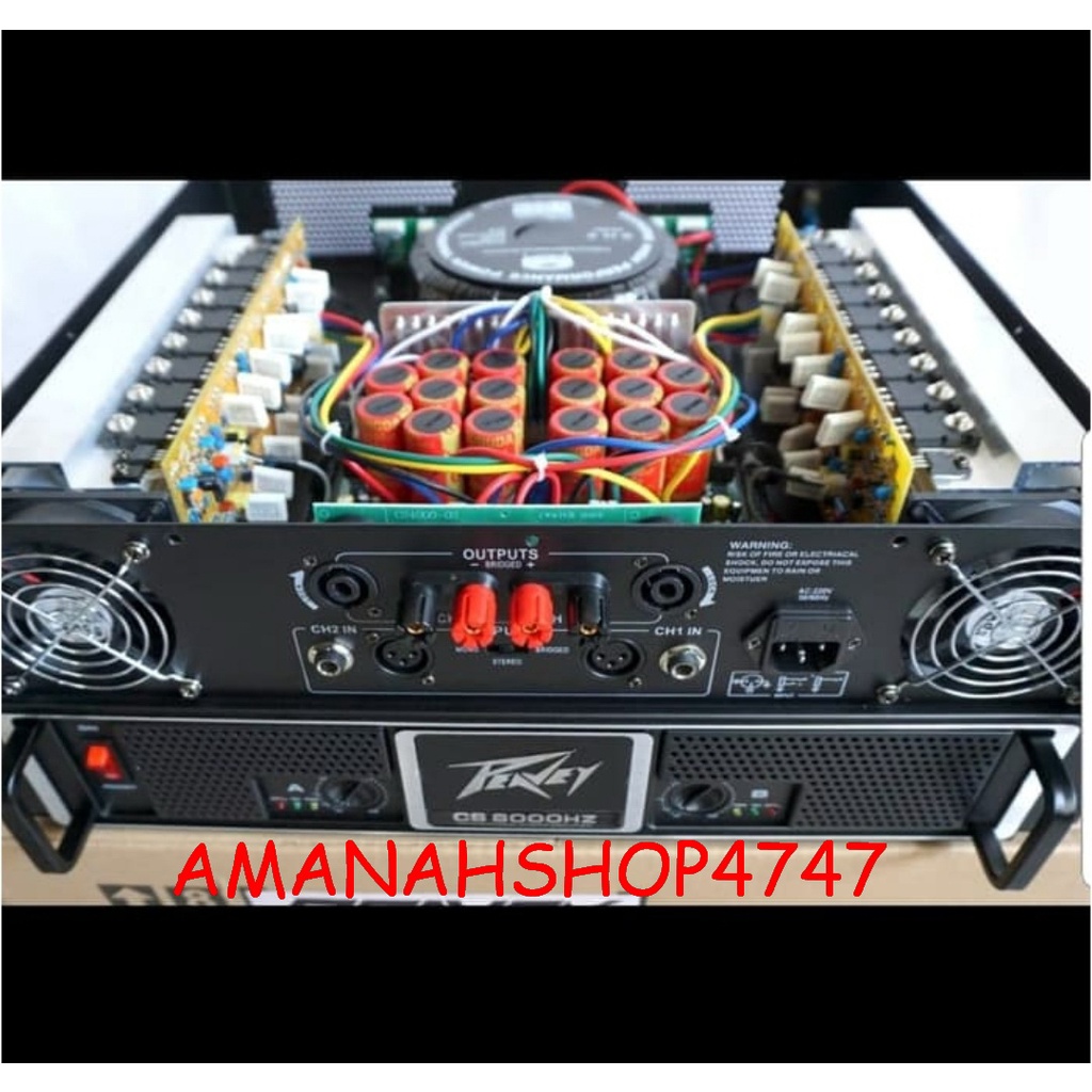POWER AMPLI PEAVEY CS8000 HZ POWER PEAVEY CS8000HZ