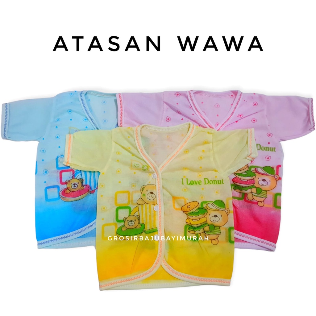 Baju bayi atasan WAWA lengan PENDEK