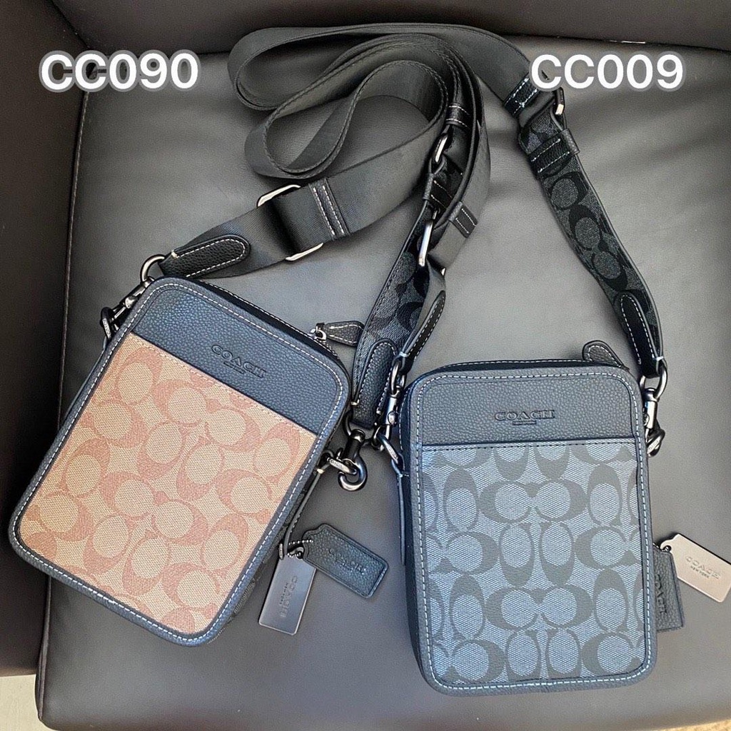 Coach Sullivan Crossbody In Signature Canvas Men Bag CC009