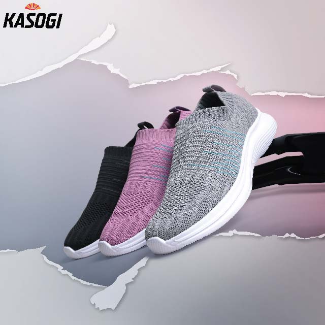 Sepatu Kasogi Slip on Wanita Dewasa Casual Selop Paris