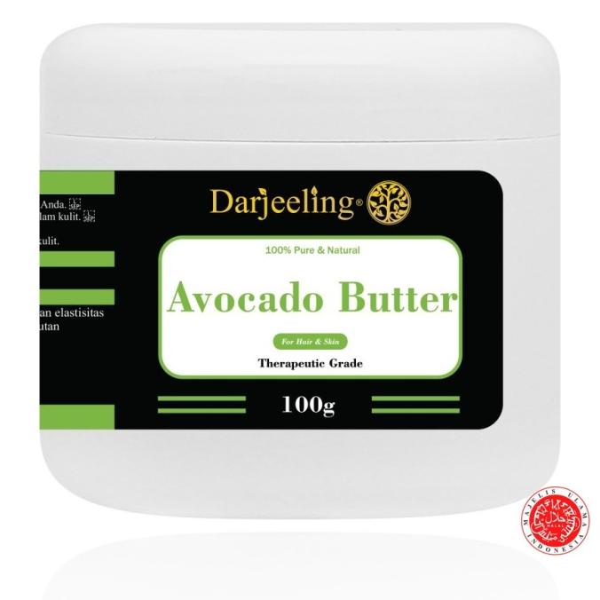 (BISA COD) 100g Avocado Butter Unrefined Raw Lemak Alpukat Avocado