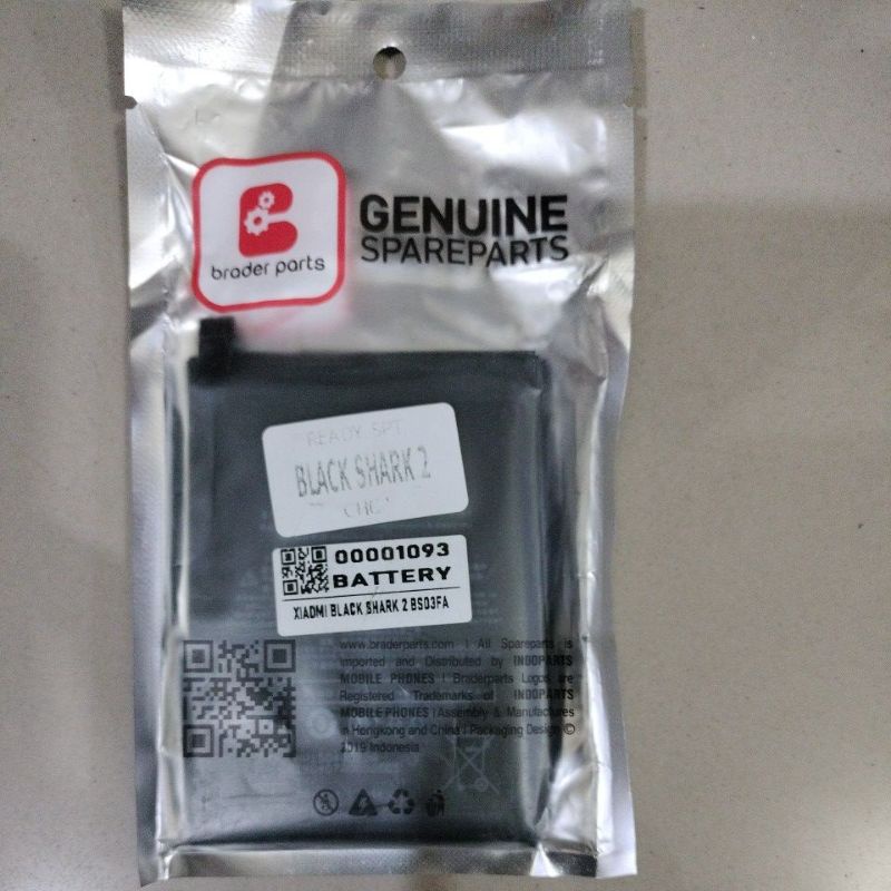 BATRE BATERAI XIAOMI BLACK SHARK2/BS03FA  DABLE IC BRADER PART