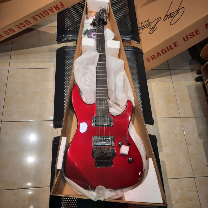 gitar listrik samick nshg merah