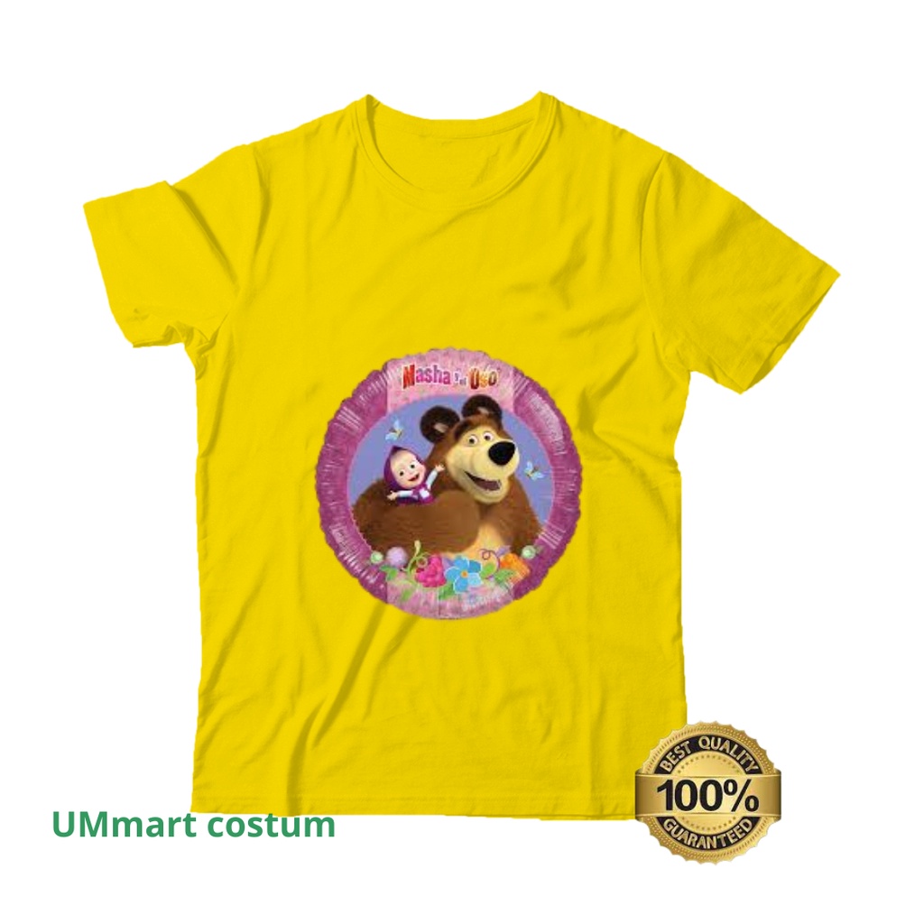 KAOS ANAK MARSHA AND THE BEAR BAJU ANAK PEREMPUAN