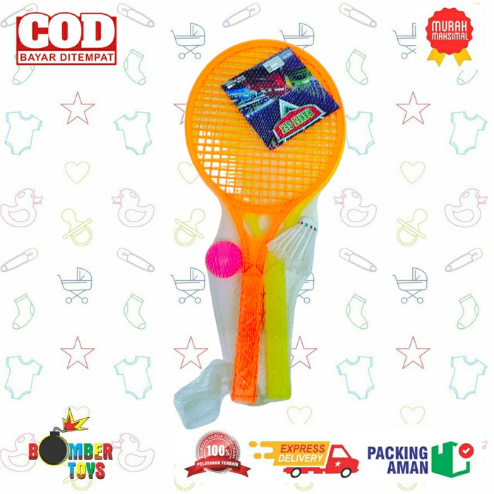 MAINAN ANAK RAKET TENIS BADMINTON BESAR