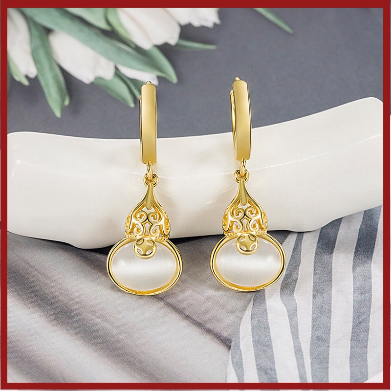 Anting Labu Opal Emas 18K U1304