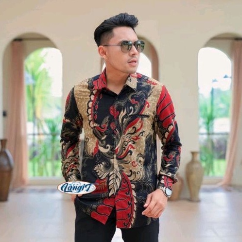 COD KEMEJA BATIK KERATON DISTRO BATIK PRIA LENGAN PANJANG BSAWRT HRB026